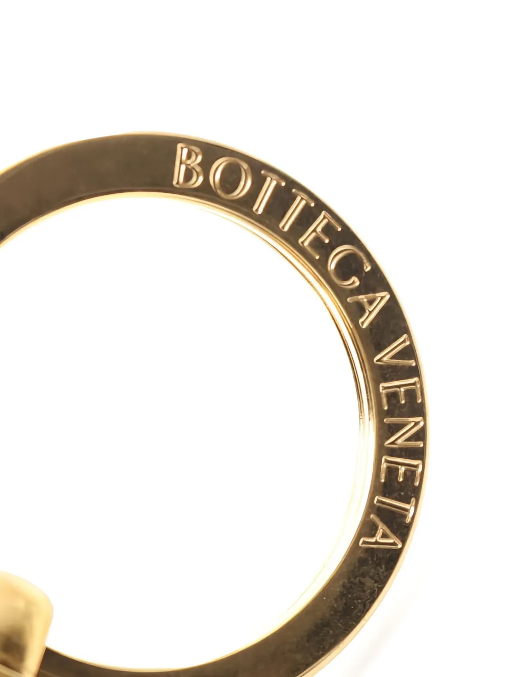 Pre-owned Bottega Veneta 2020s Intrecciato Keyring In Purple