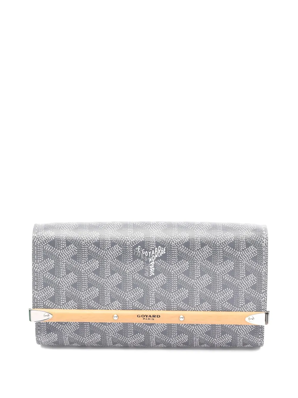 Goyard Pre-Owned 2020s mini Monte Carlo wallet | Grey | Image 1