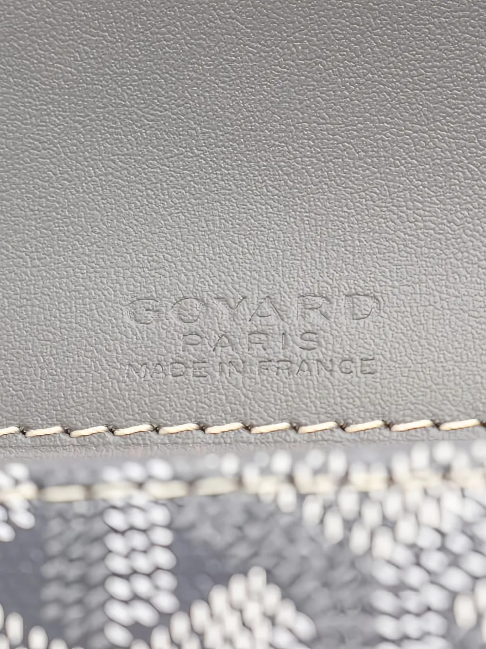 Pre-owned Goyard 2020s Mini Monte Carlo Wallet In Gray