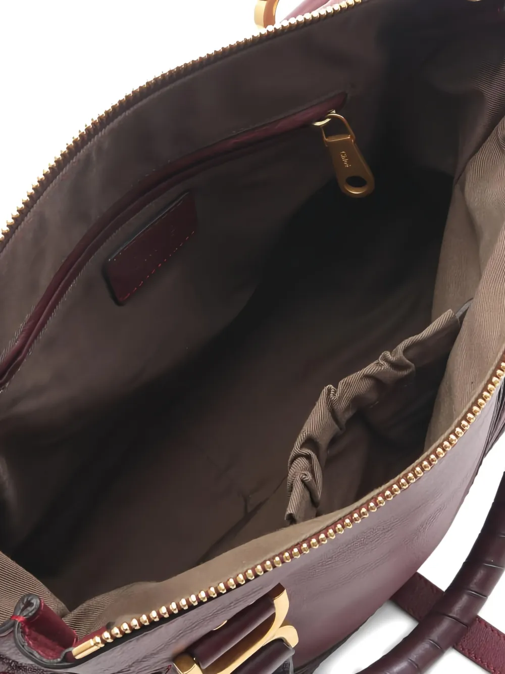 Pre-owned Chloé 2000s Marcie Braided-handle Tote Bag In Red