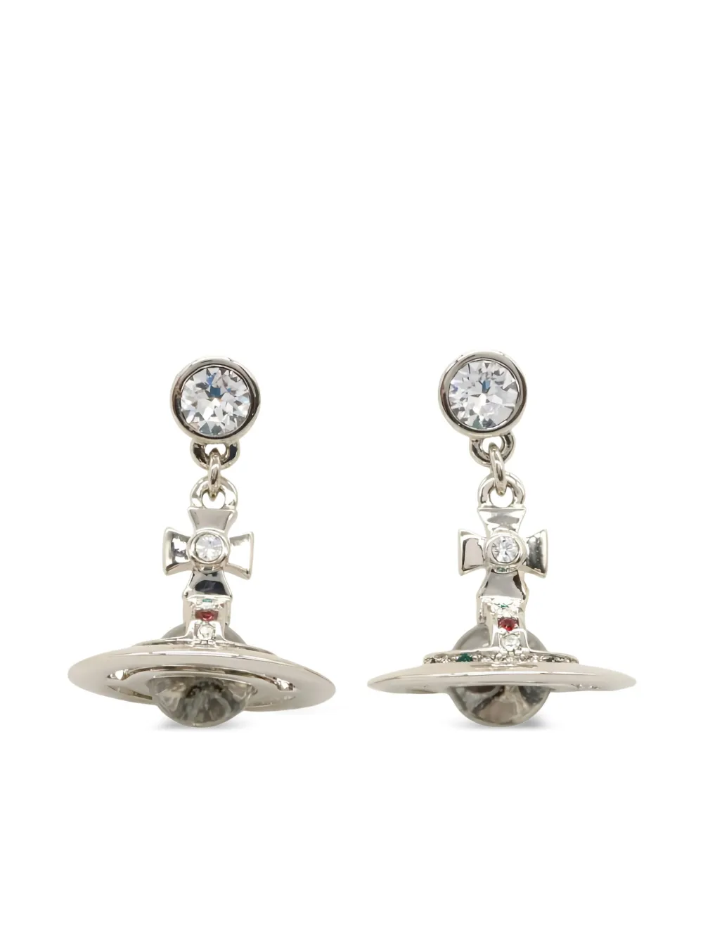 Vivienne Westwood 2020s Petite Orb earrings | Silver | Image 1