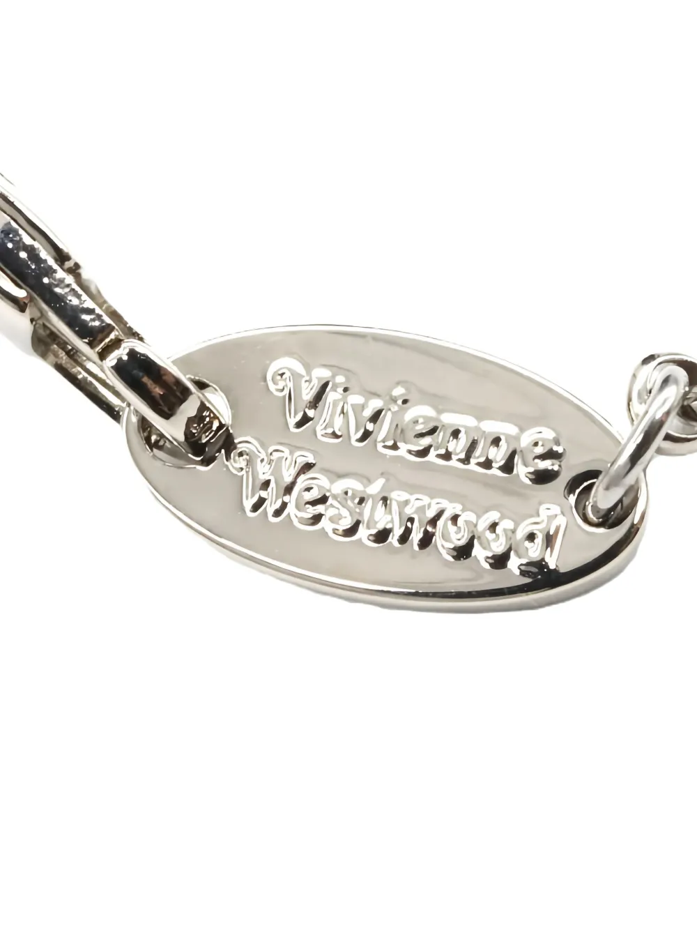 Pre-owned Vivienne Westwood 2020s Orb-pendant Necklace In Silver