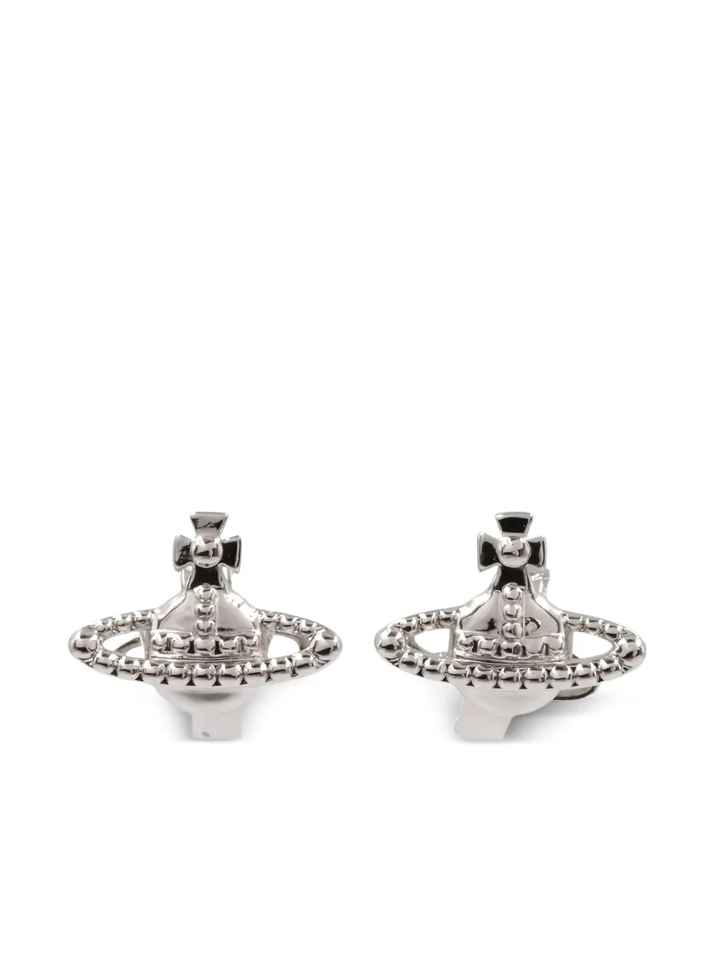 Vivienne Westwood Pre-Owned 2020s Orb stud earrings | Silver | Image 1