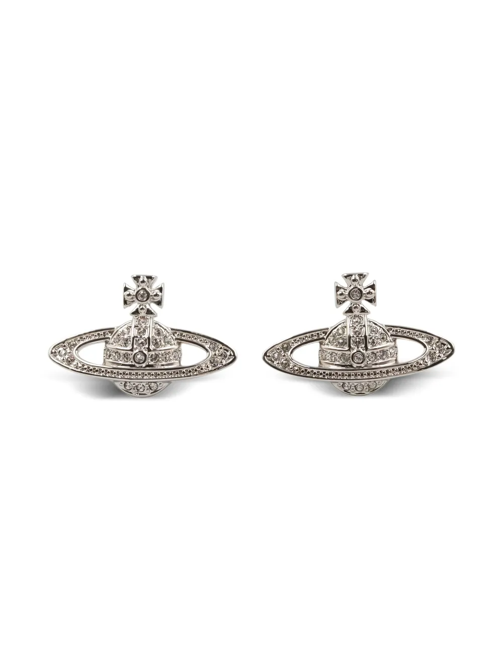 Vivienne Westwood Pre-Owned 2020s Orb stud earrings | Silver | Image 1
