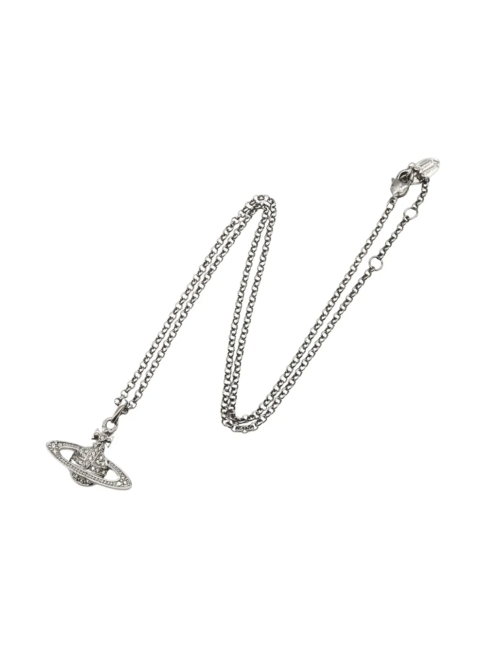Pre-owned Vivienne Westwood 2020s Orb Chain Necklace In Black