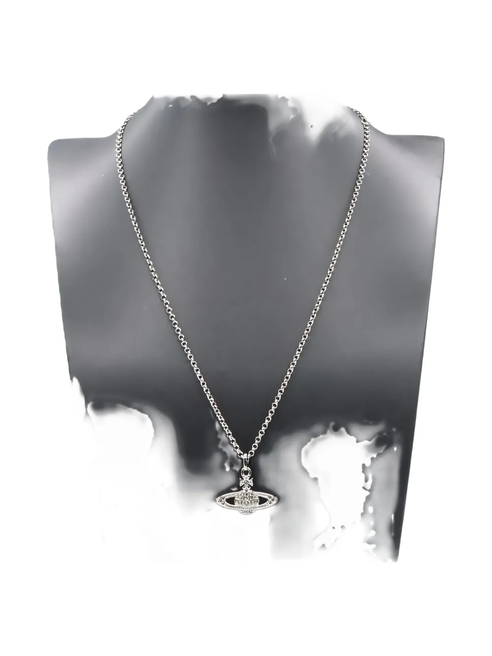 Vivienne Westwood Pre-Owned 2020s Orb chain necklace - ブラック Vivienne Westwood Pre-Owned 2020s Orb chain necklace - ブラック