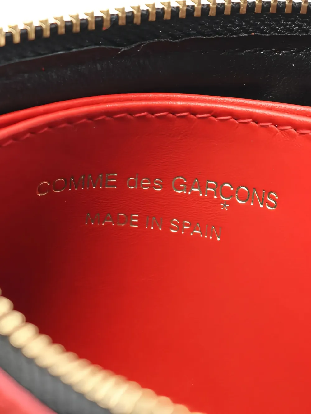 Comme Des Garçons Pre-Owned 2000s レザーコインケース | レッド