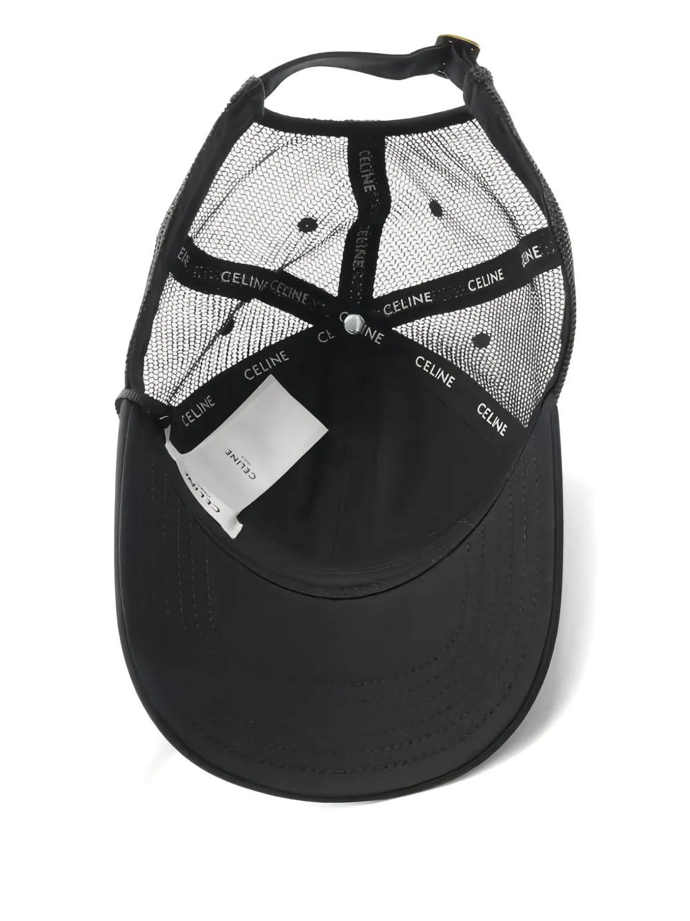 Pre-owned Celine 2020s Logo Baseball Cap In Black