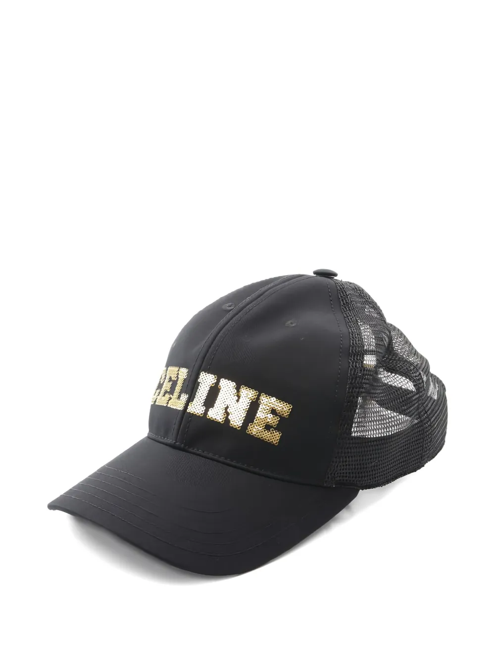 Pre-owned Celine 2020s Logo Baseball Cap In Black