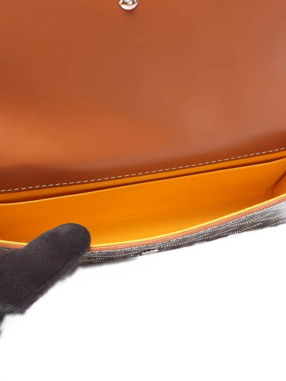 Pre-owned Goyard Monte Carlo Pouch In Brown