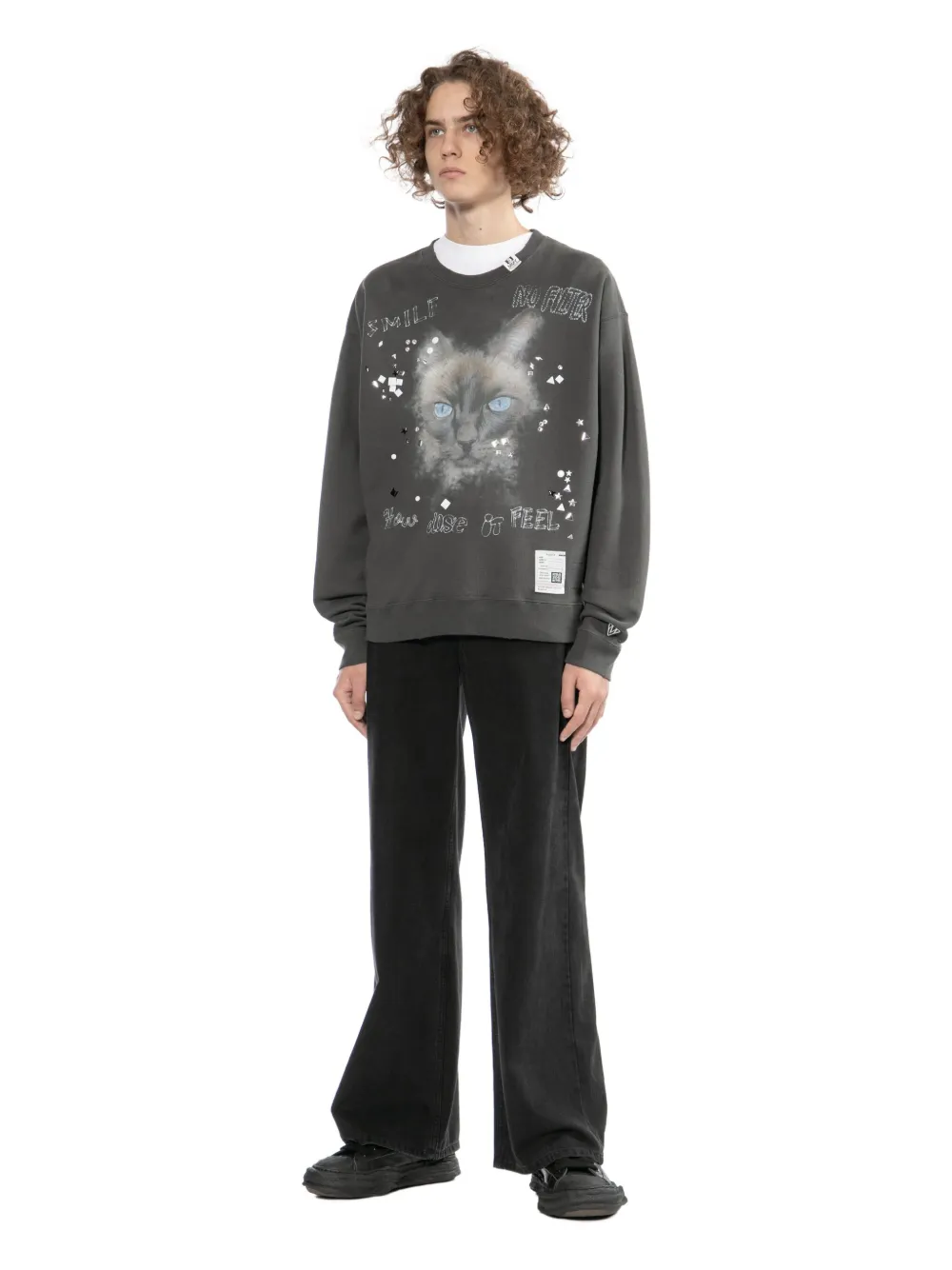 Maison MIHARA YASUHIRO cat-print sweatshirt | Sweatshirts | Image 2