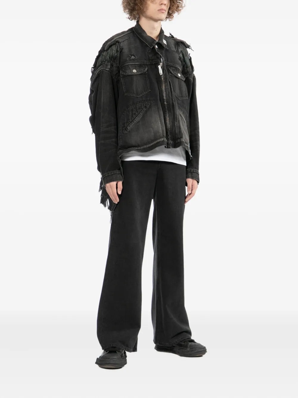Maison MIHARA YASUHIRO stud-embellished hoodie | Black | Image 1