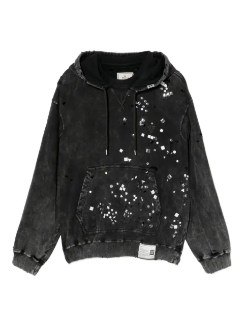 Maison MIHARA YASUHIRO stud-embellished hoodie