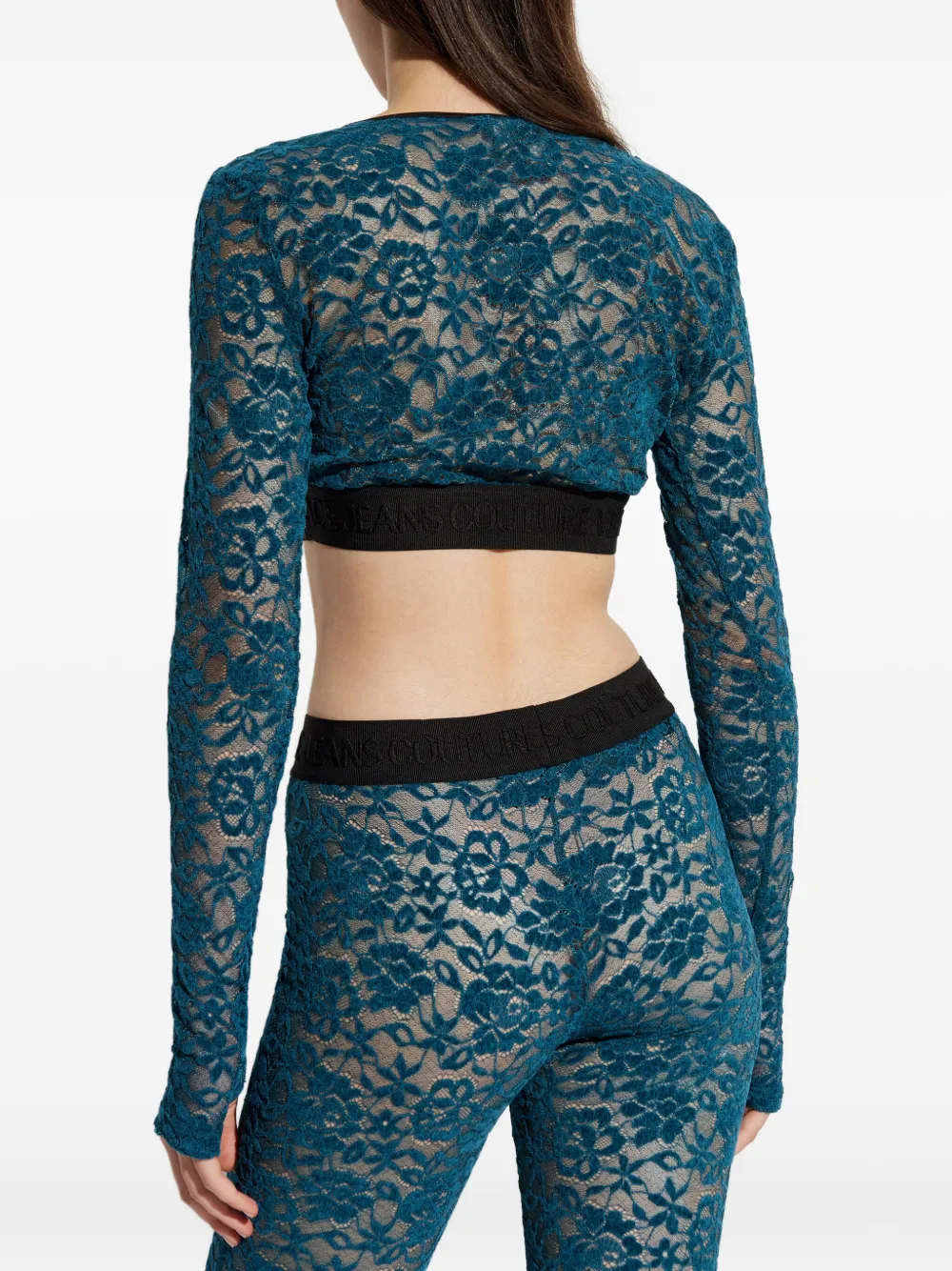 Versace Jeans Couture Cropped top Blauw