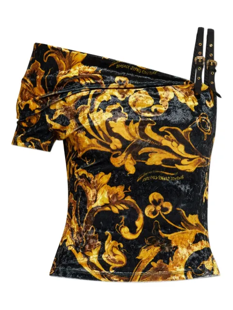 Versace Jeans Couture top con correa y hebilla