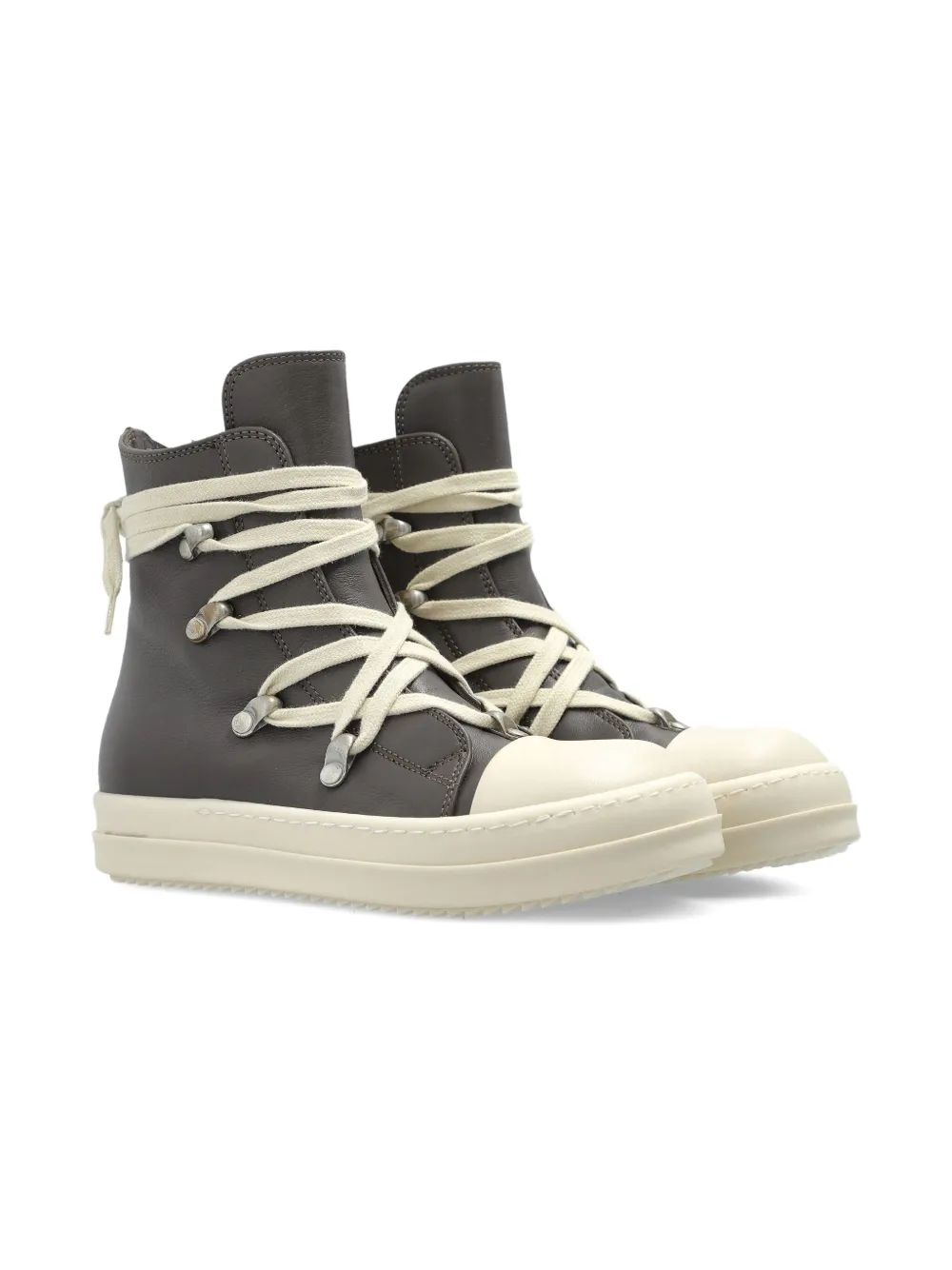 Rick Owens Kids lace-up high-top sneakers Zwart