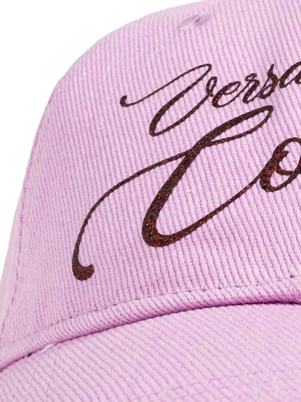 Versace Jeans Couture Graphic Cap In Pink