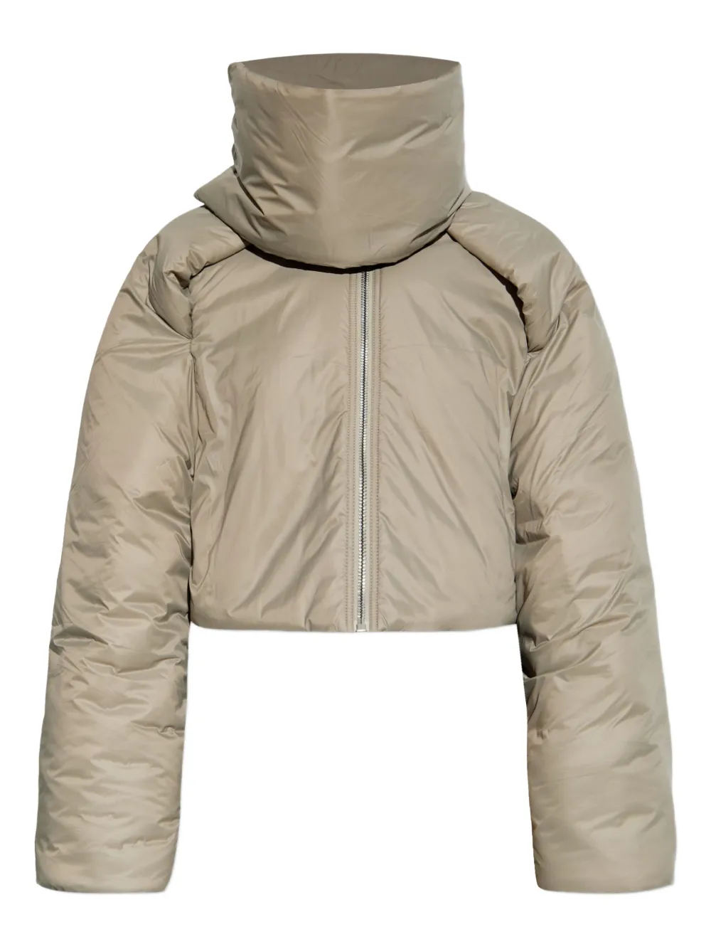 Rick Owens DRKSHDW high-neck zip-up jacket | Neutrals | Image 1