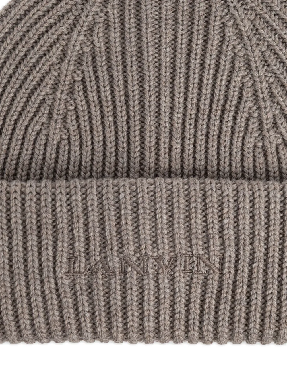 Lanvin Geribbelde hoed Grijs