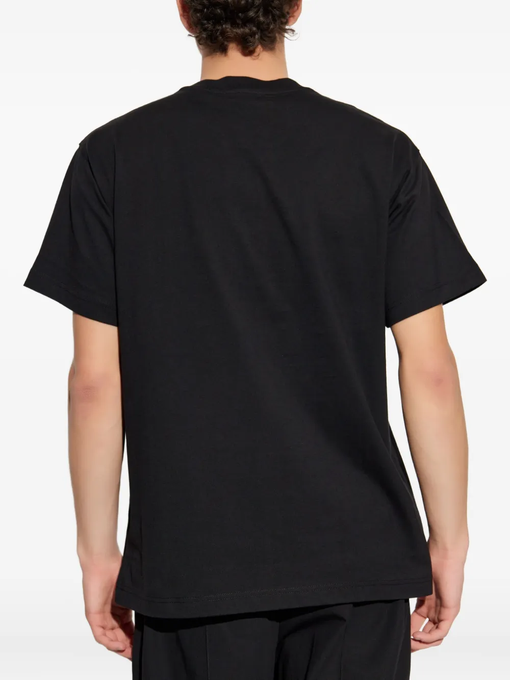 Versace Jeans Couture T-shirt met logoprint Zwart