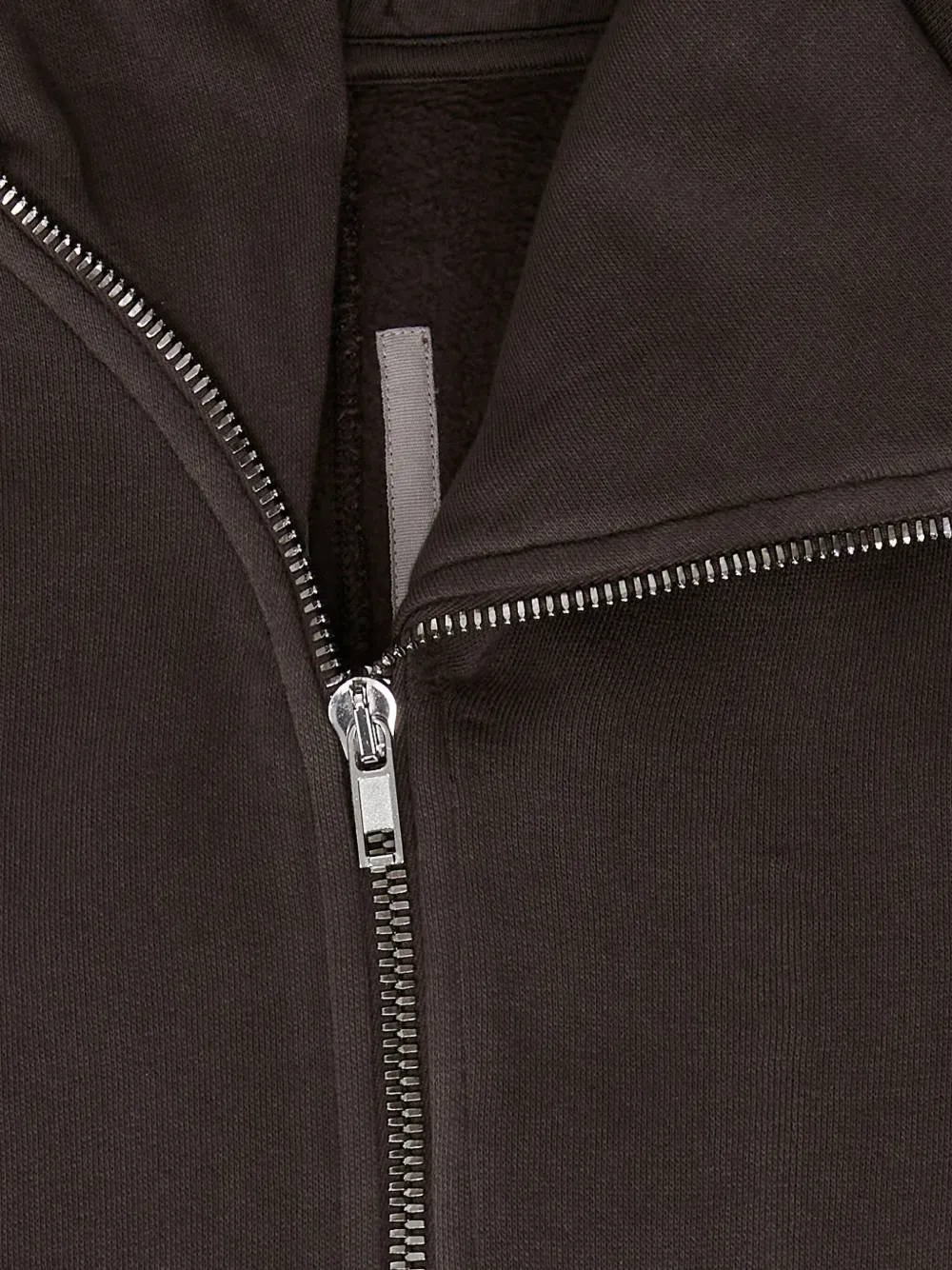 Rick Owens Kids Trui met capuchon en rits Bruin