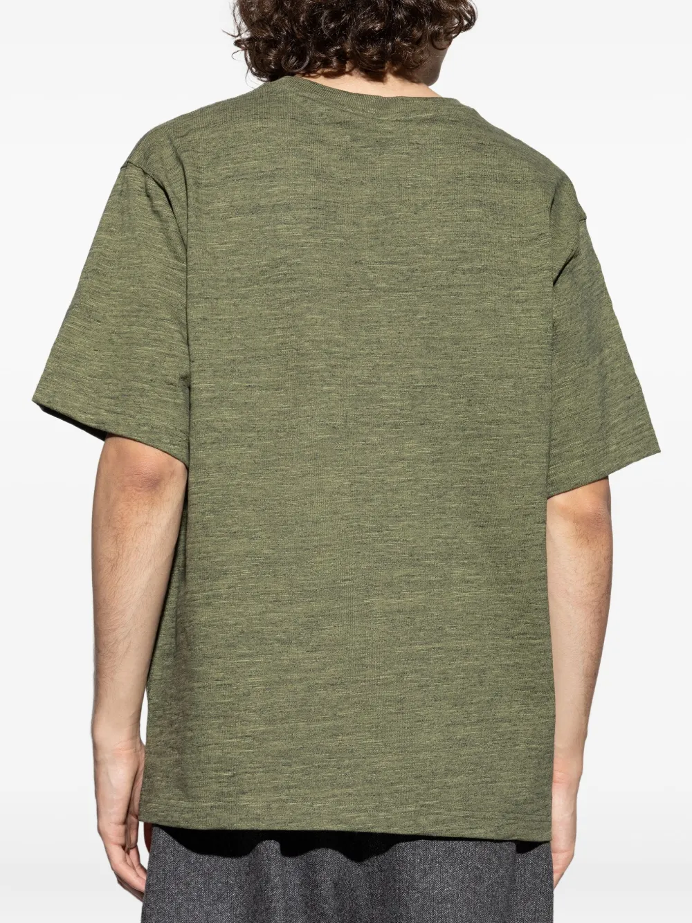 Kenzo T-shirt met geborduurd logo Groen