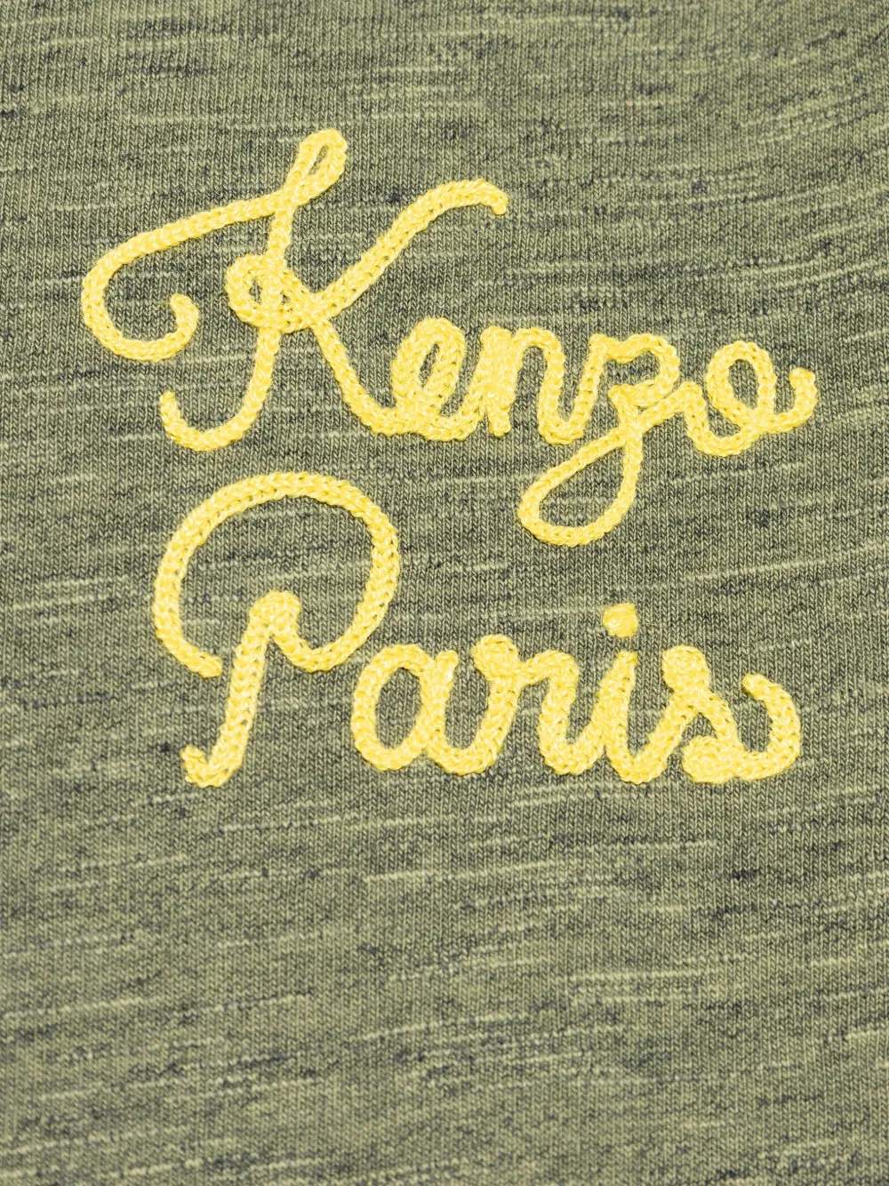 Kenzo T-shirt met geborduurd logo Groen