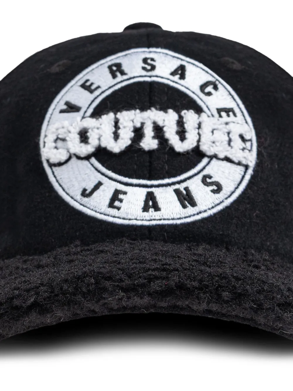 Versace Jeans Couture Hoed met logopatch Zwart