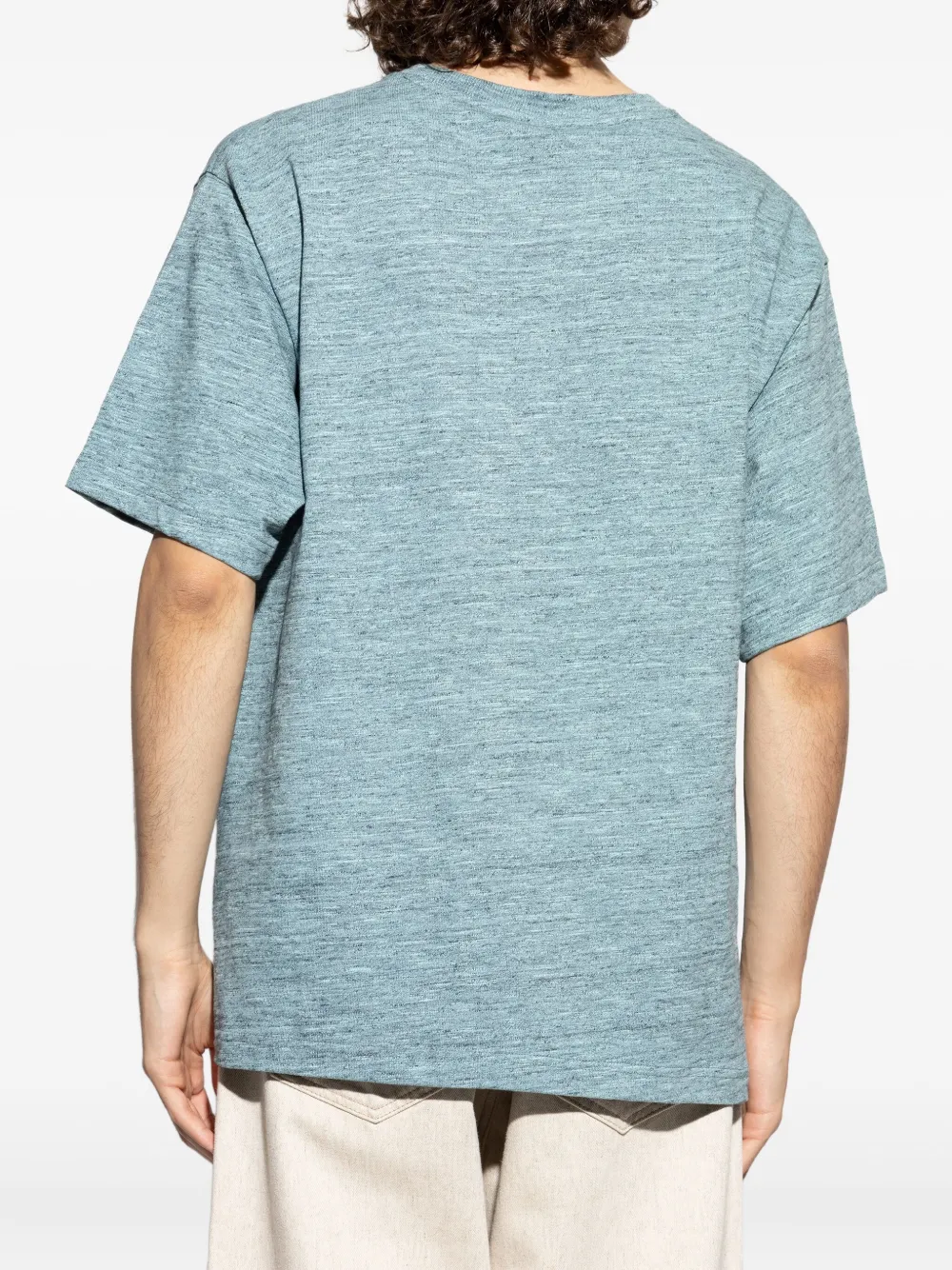 Kenzo T-shirt met geborduurd logo Blauw