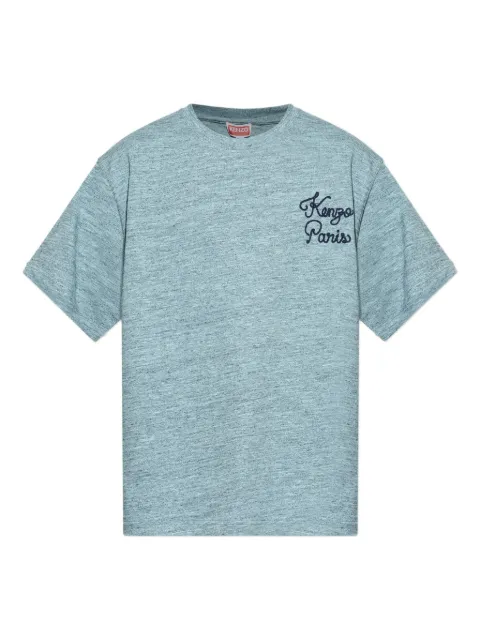 Kenzo Chainstitch logo-embroidered T-shirt