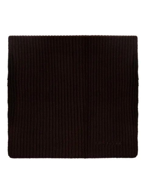 Lanvin ribbed wool scarf
