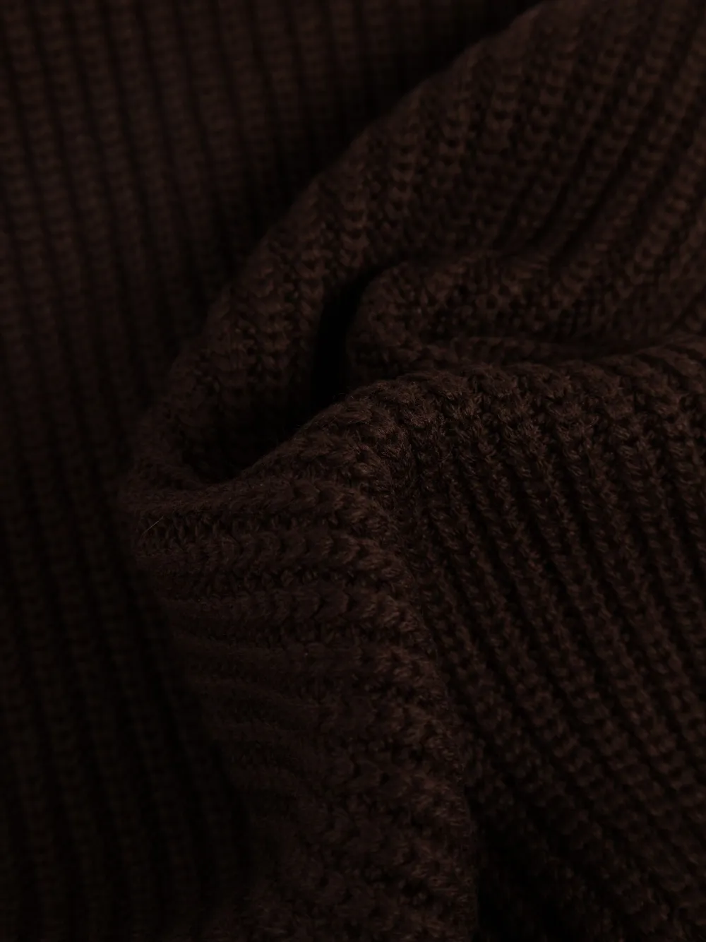 Lanvin Geribbelde sjaal Bruin