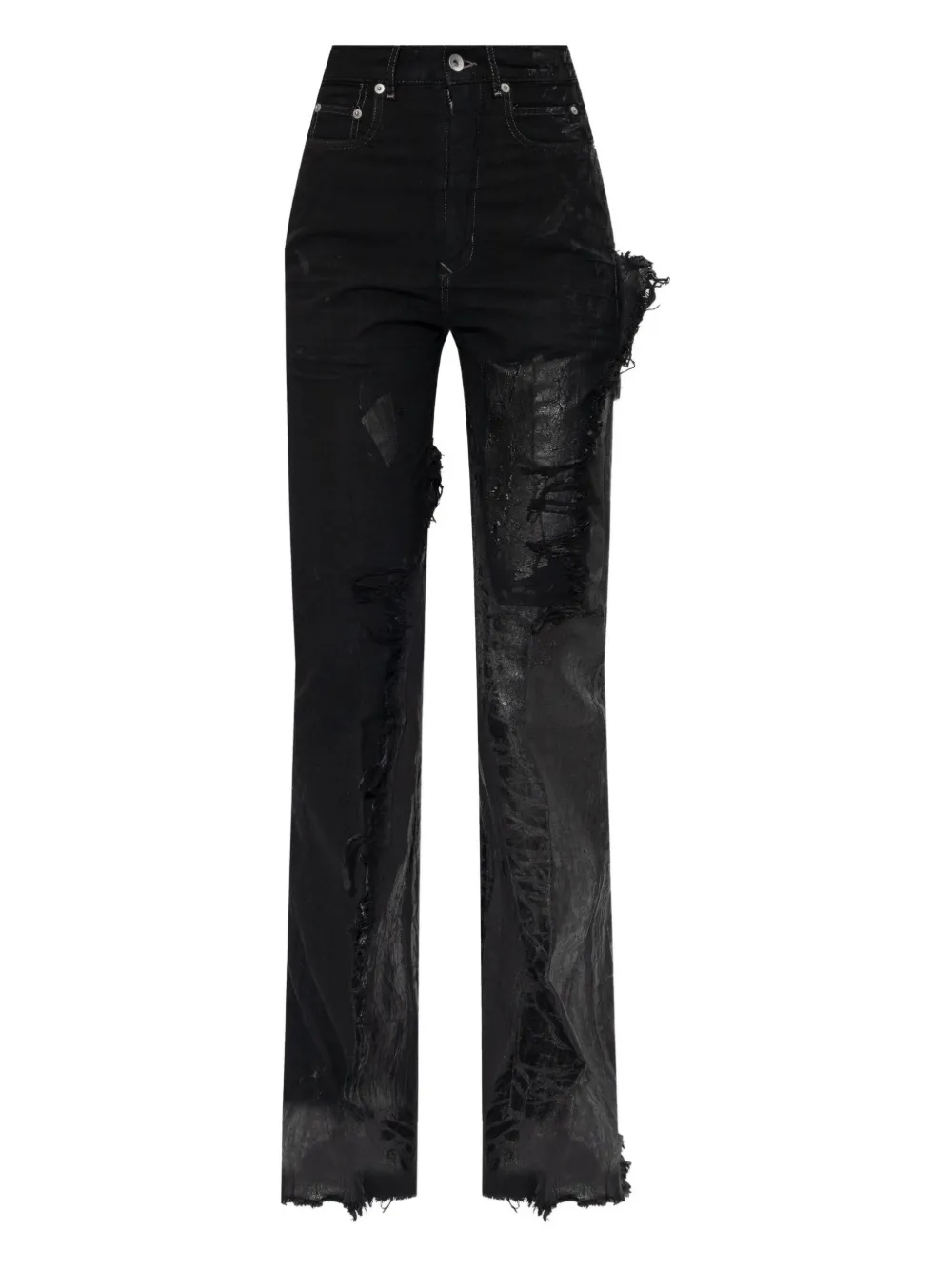 Rick Owens jean à effet usé | noir | Image 1