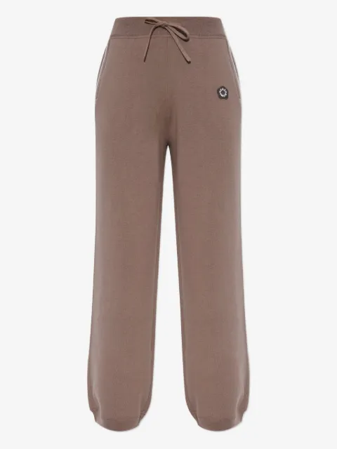 Kenzo drawstring logo-patch trousers