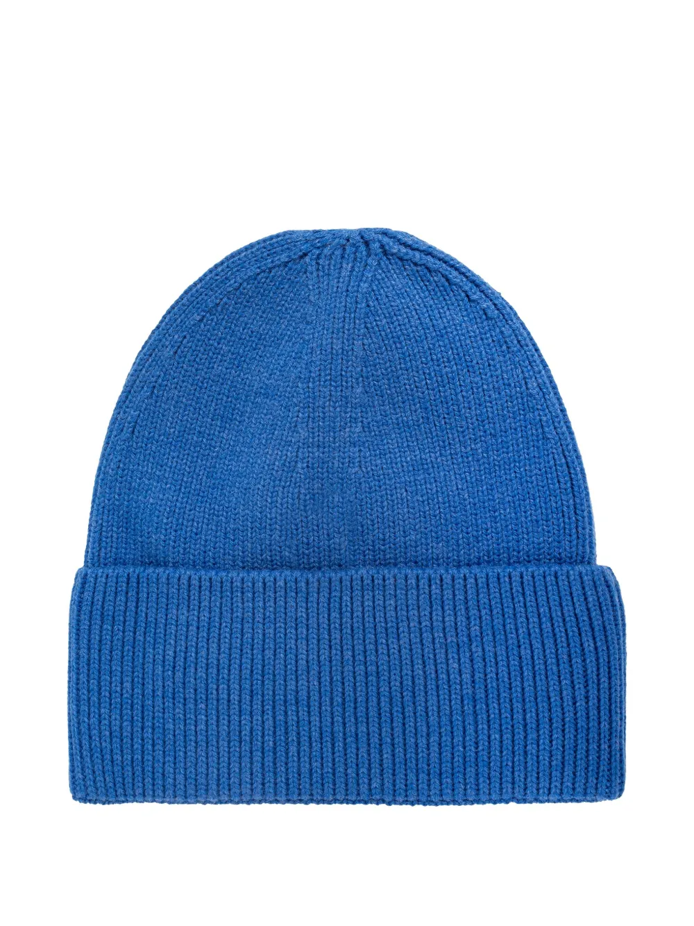 Versace Jeans Couture Geribbelde hoed met logopatch - Blauw