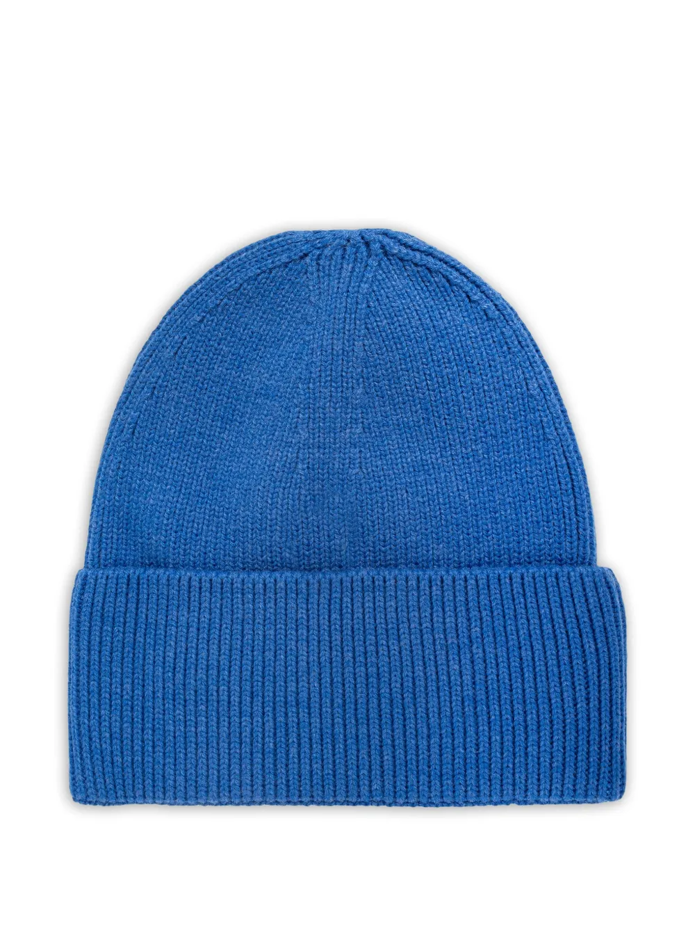 Versace Jeans Couture Geribbelde hoed met logopatch Blauw