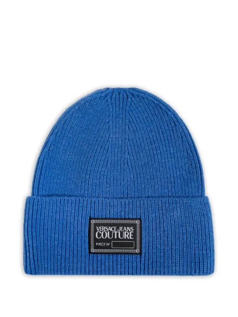 Versace Jeans Couture ribbed logo-patch hat