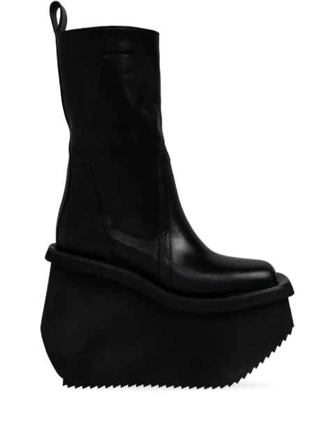 Rick Owens 140mm platform leather boots