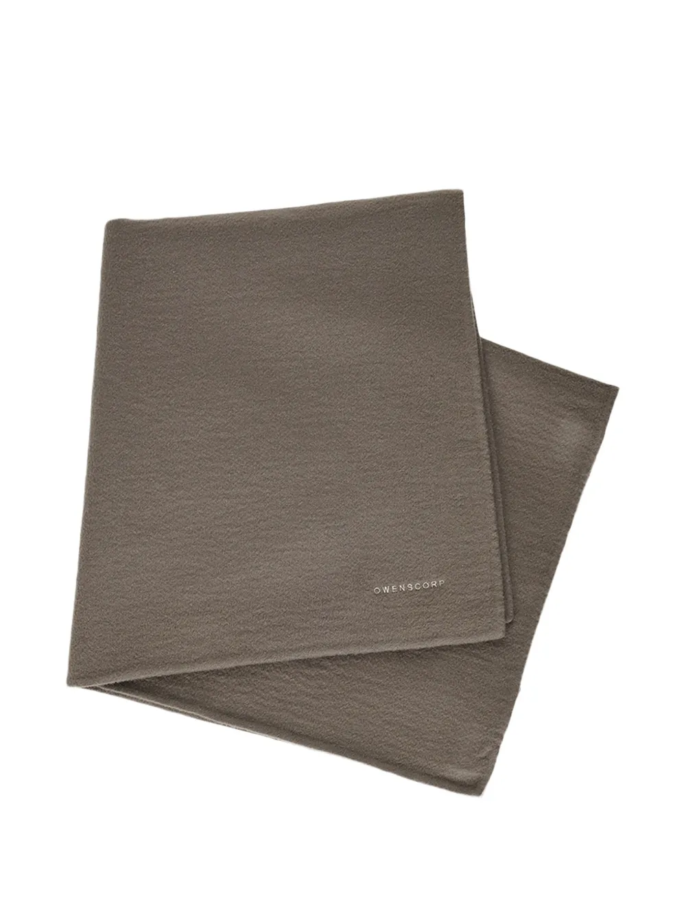 Rick Owens Kids Deken met logoplakkaat Bruin