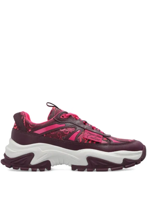 Versace Jeans Couture tenis con agujetas con estampado floral