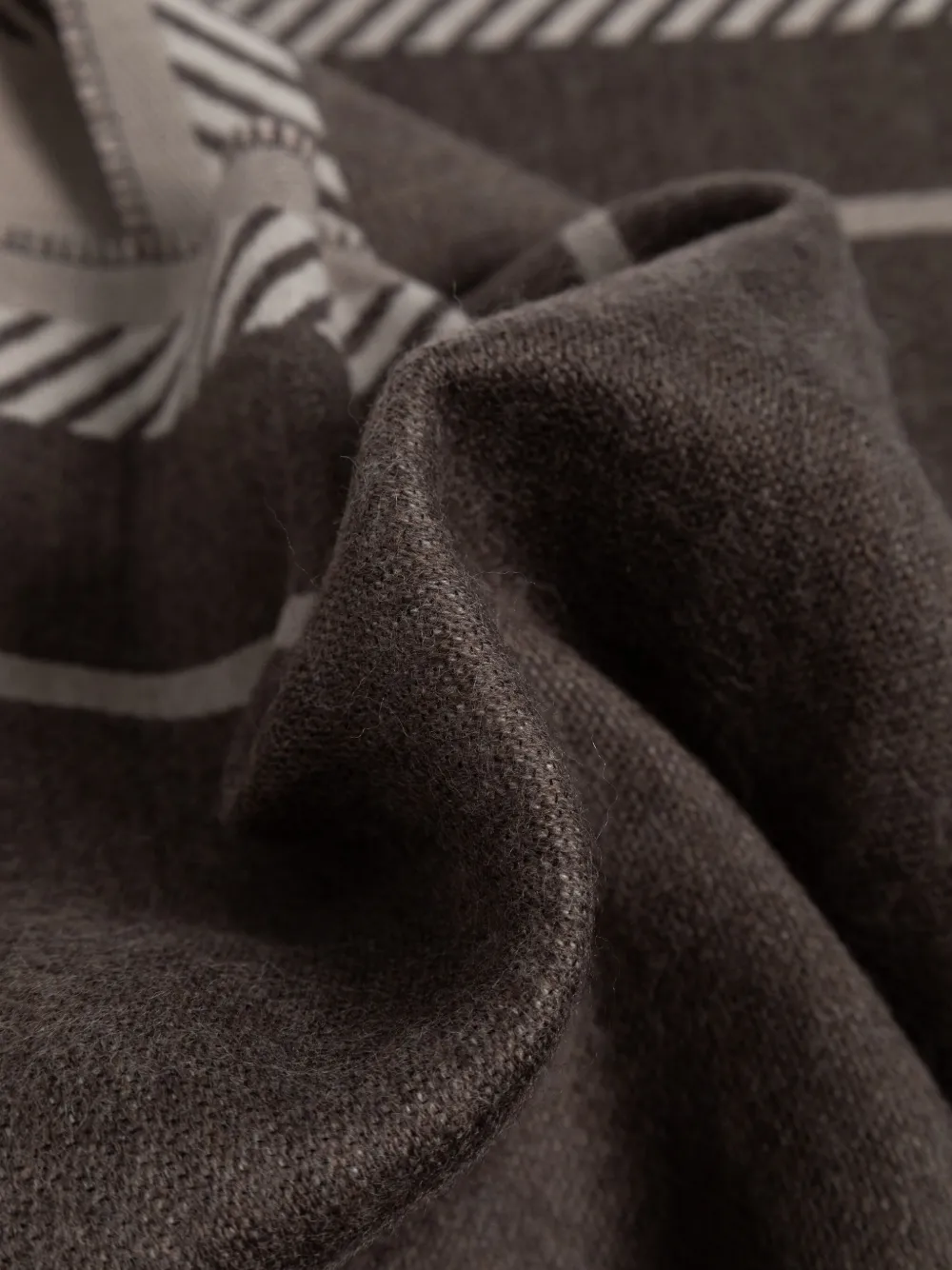 Lanvin Sjaal met logoprint Grijs