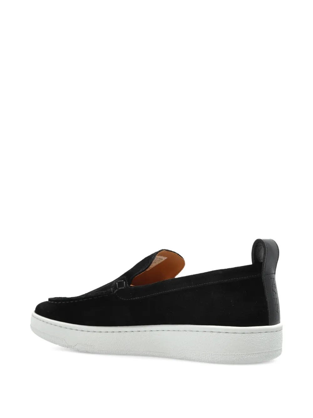 Lanvin Sneakers met treklip en stiksel Zwart