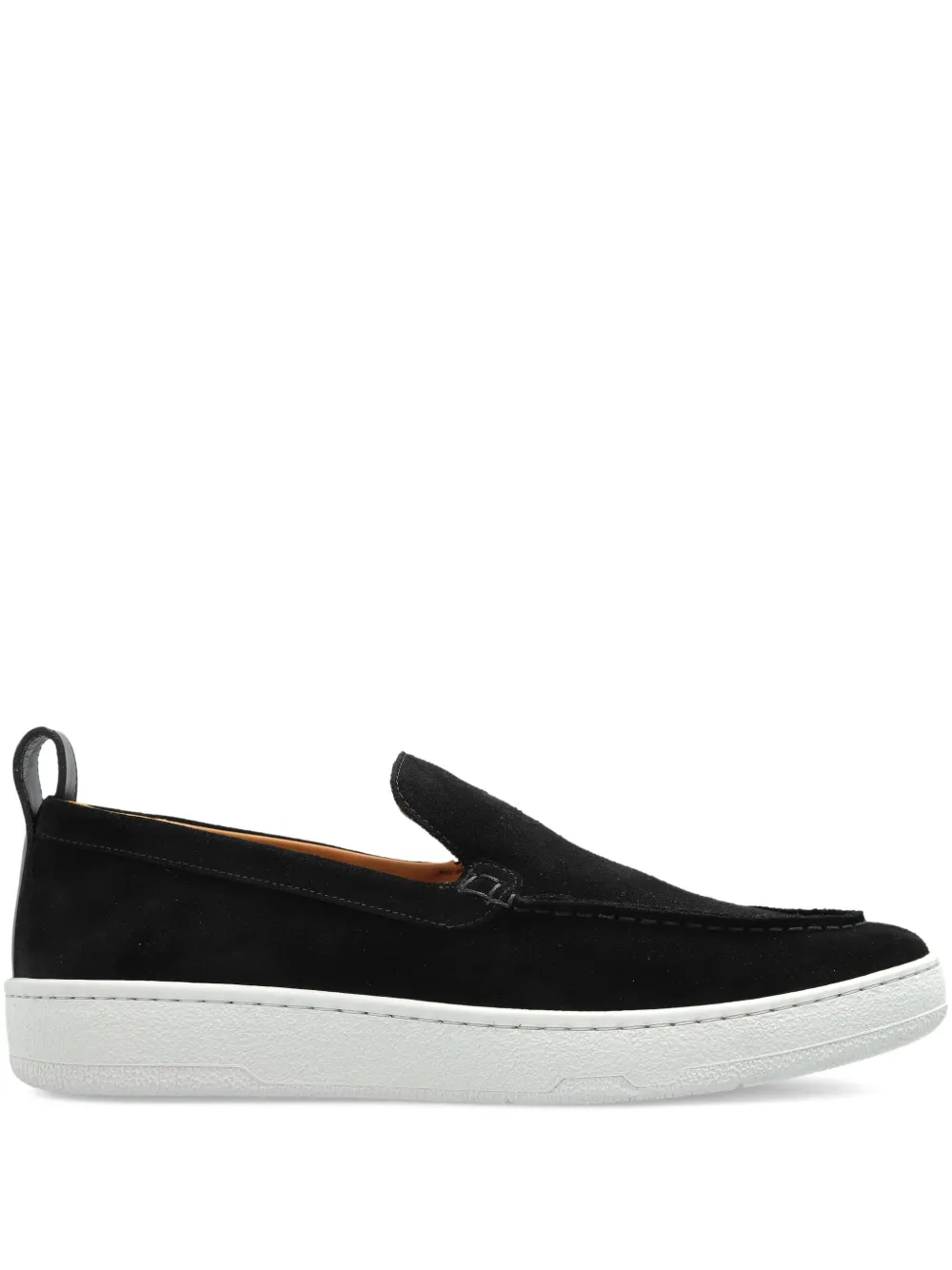 Lanvin topstitched pull-tab sneakers | Black | Image 1