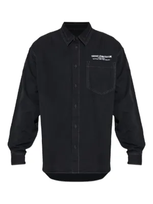 DSQUARED2 Iconic logo-print Shirt | Black | FARFETCH