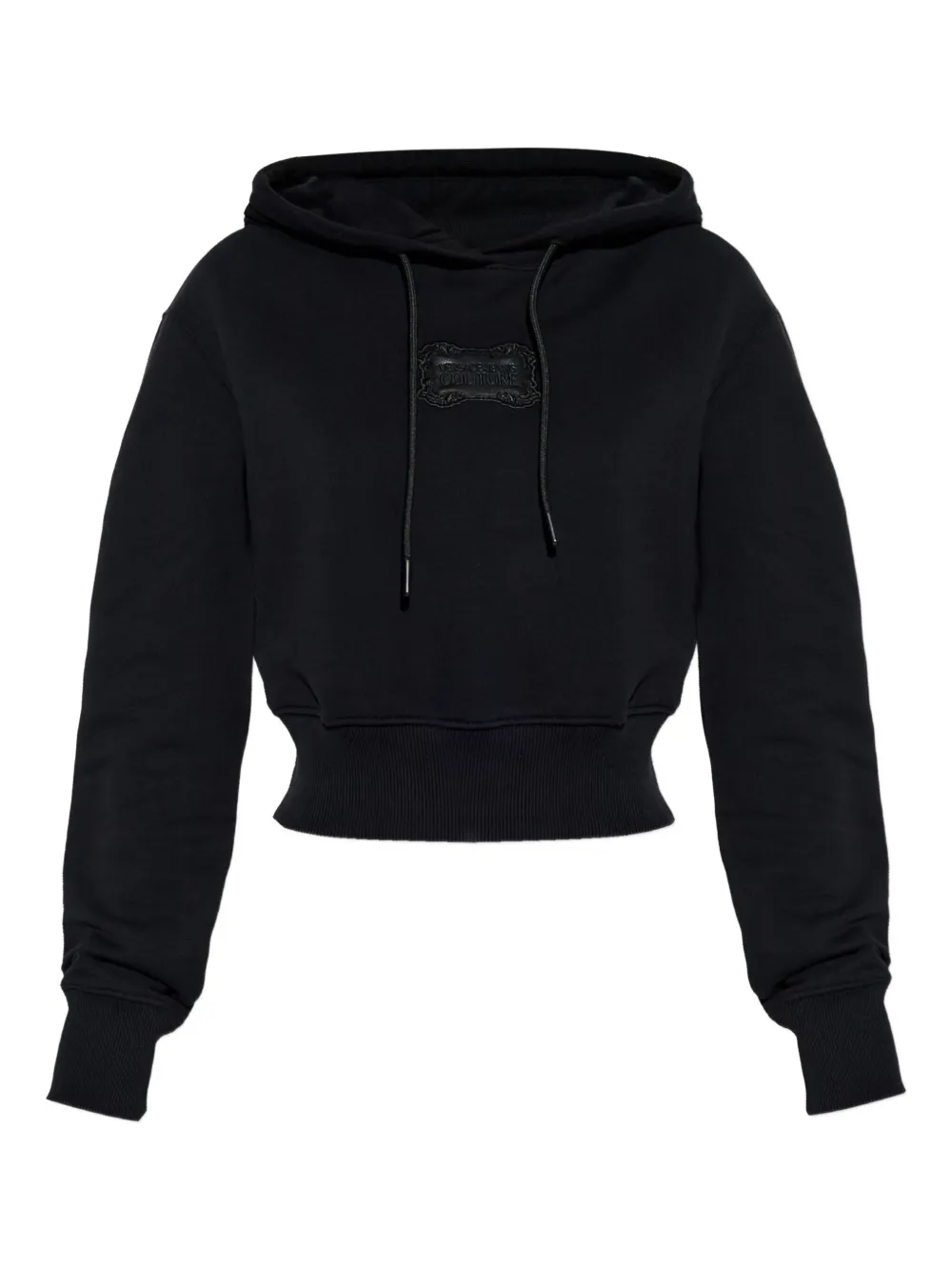 Versace Jeans Couture logo-patch hoodie - Nero