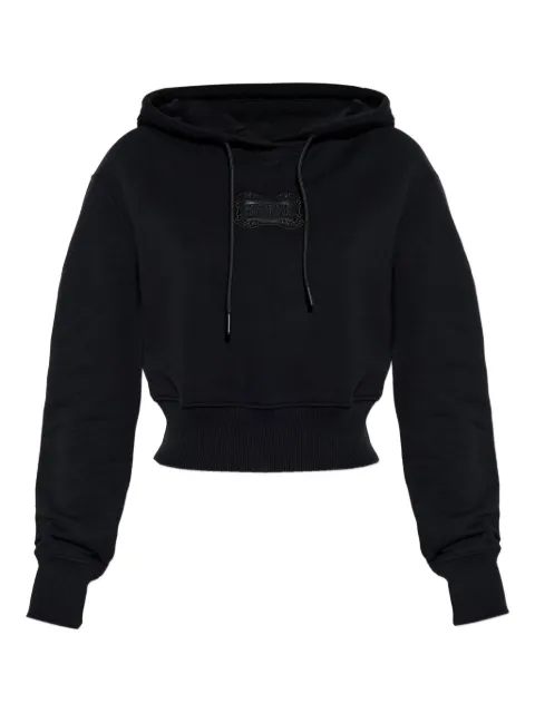 Versace Jeans Couture logo-patch hoodie