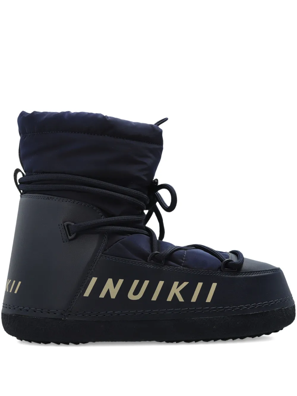 Inuikii Logo-lettering Snow Boot In Blue