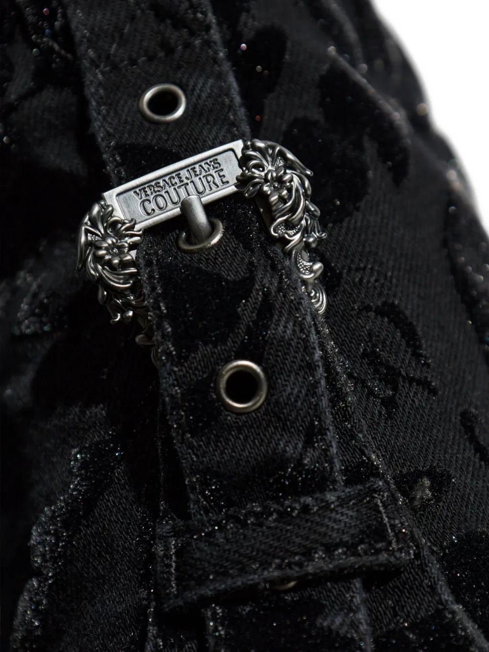 Versace Jeans Couture Jack met kraag Zwart