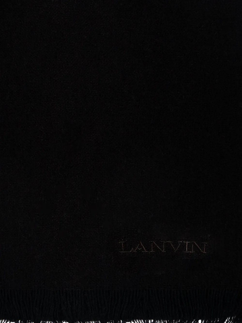 Lanvin logo-embroidered scarf | Image 2