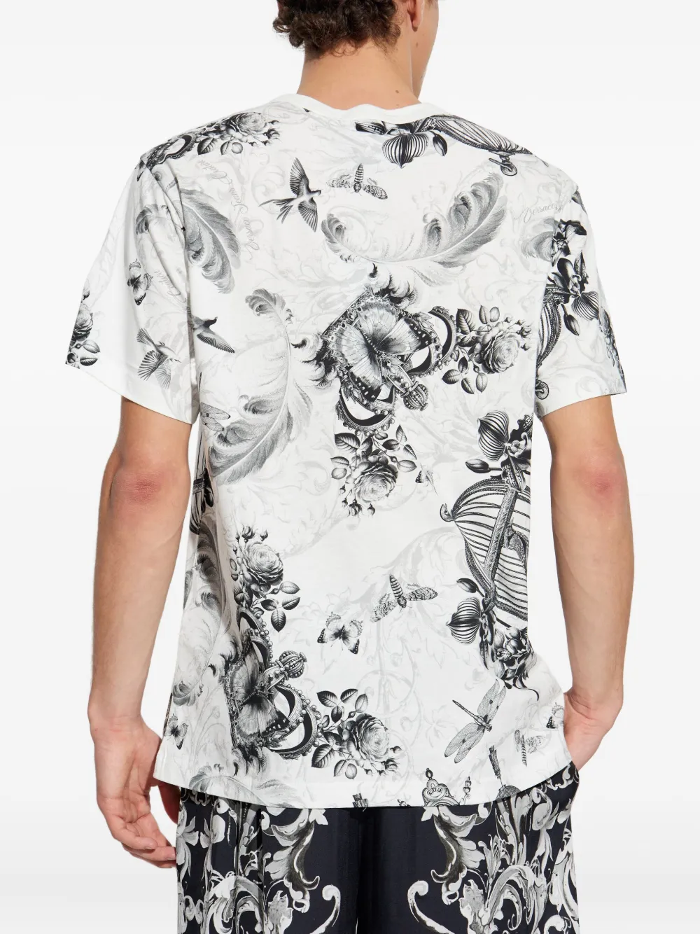 Versace Jeans Couture T-shirt met ronde hals Wit